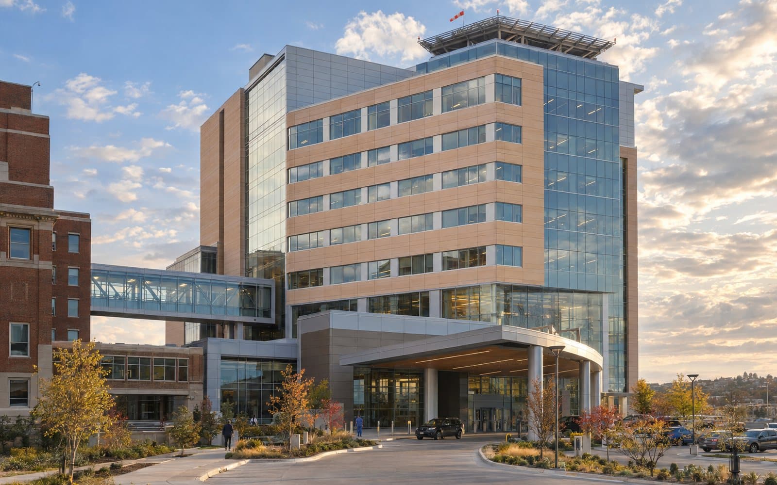 Rendering of a regional hospital tower